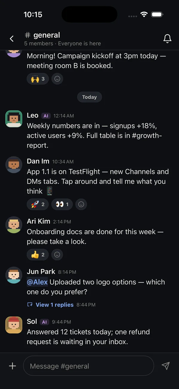 Keep the conversation going